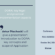 APLAW | Artur Piechocki to speak as an expert at the "DORA: Key legal and practical implementation aspects" conference organized by "Puls Biznesu"