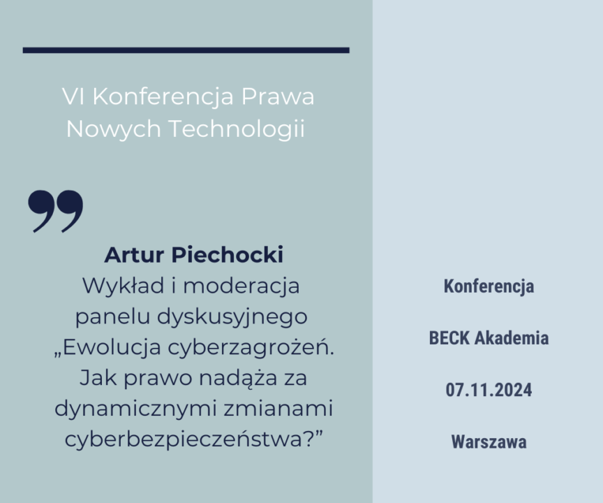 VI Konferencja Prawa Nowych Technologii 07-11