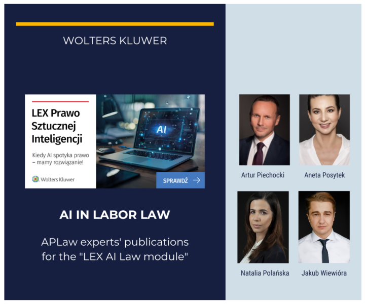 AI in Labor Law – APLaw experts' publications for Wolters Kluwer