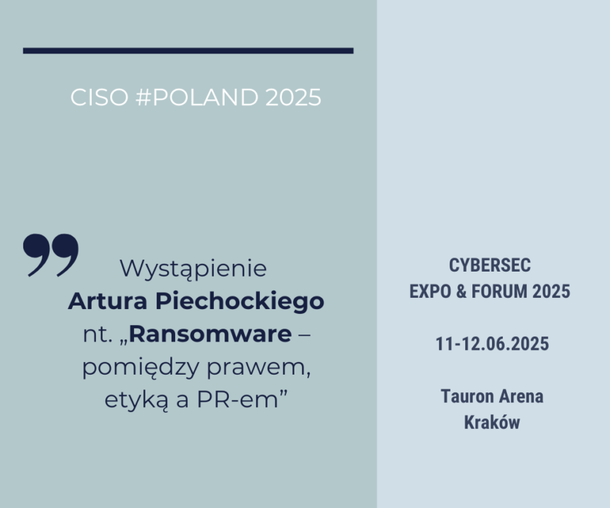 Artur Piechocki jednym z ekspertów jubileuszowej edycji CYBERSEC CEE EXPO & FORUM 2025