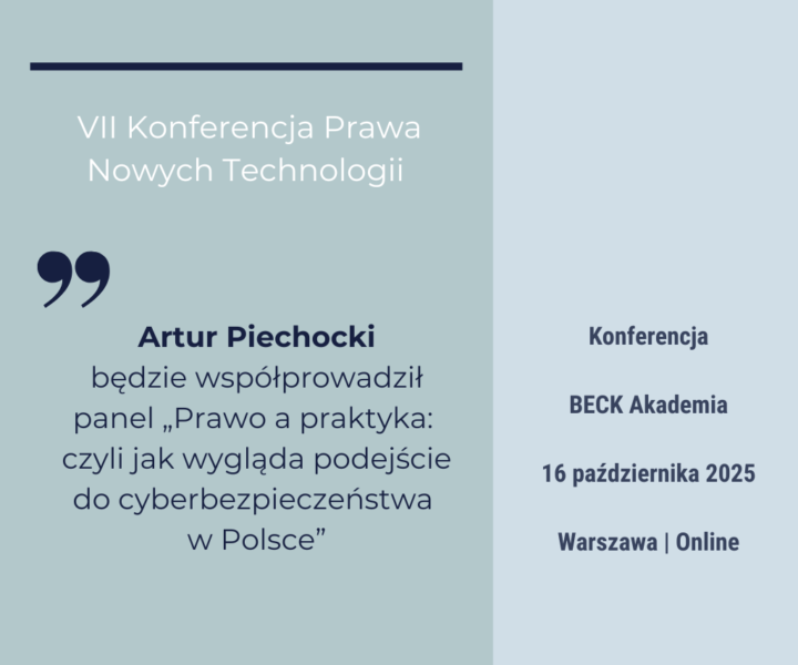 VII Konferencja: Prawo nowych technologii